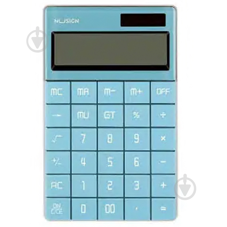 Калькулятор NS041 голубой Nusign Deli - фото 1