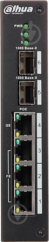 Комутатор Dahua DH-PFS4206-4P-96 - фото 2