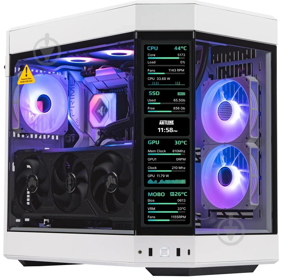 Комп'ютер Artline Gaming Y60WHITE (Y60Whitev24) white - фото 7 Комп'ютер Artline Gaming Y60WHITE (Y60Whitev24) white - фото 7