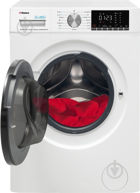 Стиральная машина с сушкой Hansa WDHG814481W - фото 3 Стиральная машина с сушкой Hansa WDHG814481W - фото 3