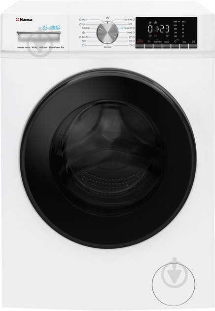 Стиральная машина с сушкой Hansa WDHG814481W - фото 1 Стиральная машина с сушкой Hansa WDHG814481W - фото 1