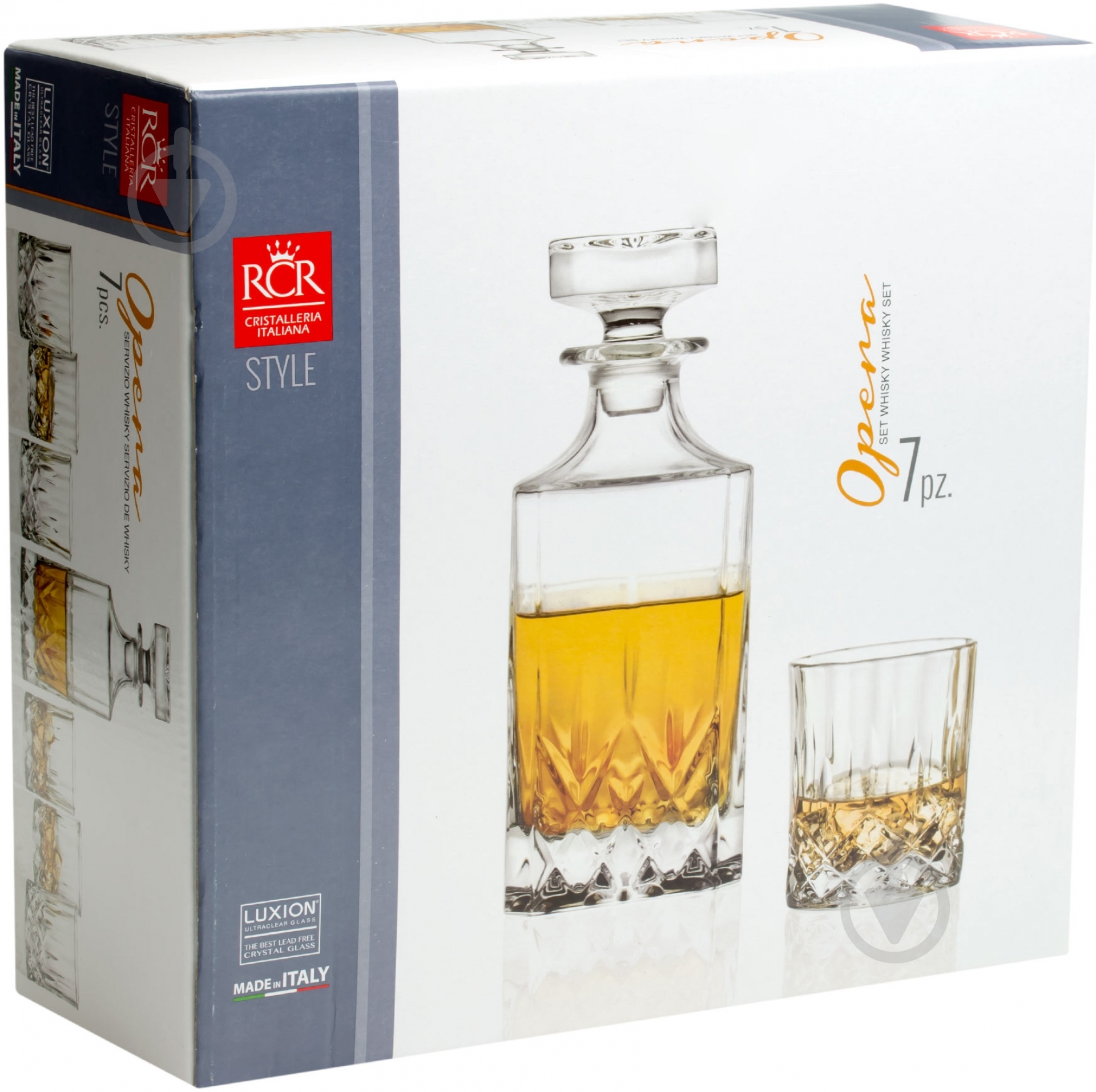 Набор для виски RCR Opera 7 предметов 73238020006 - фото 11 Набор для виски RCR Opera 7 предметов 73238020006 - фото 11