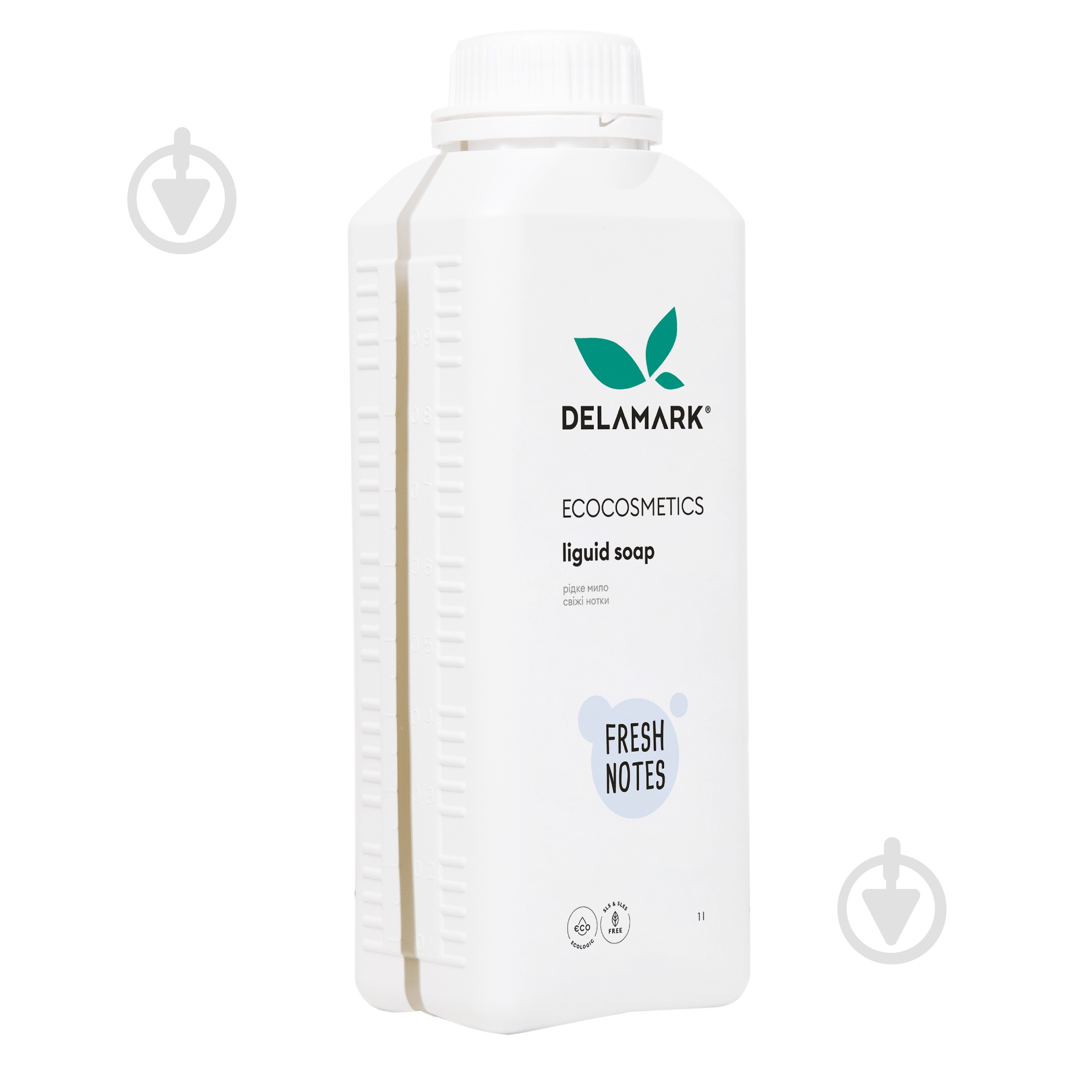 Мыло жидкое DeLaMark Свежие нотки 1000 мл - фото 1