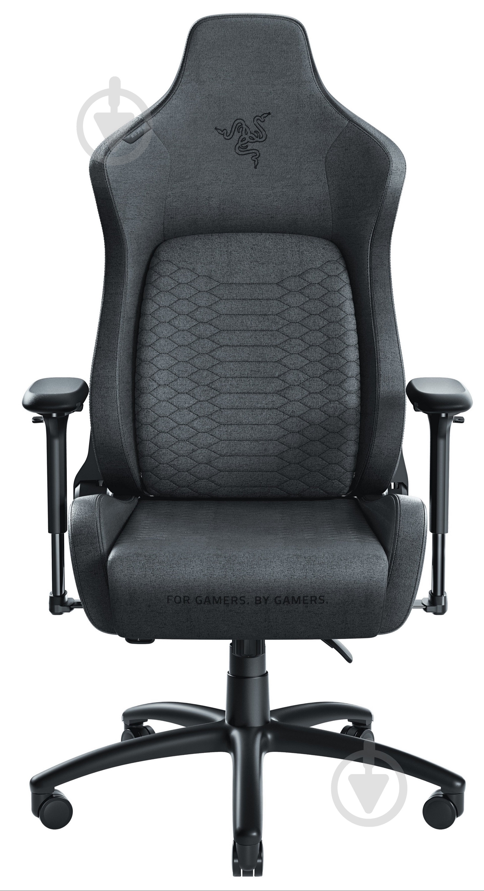 Крісло Razer Iskur Fabric XL (RZ38-03950300-R3G1) сірий - фото 1