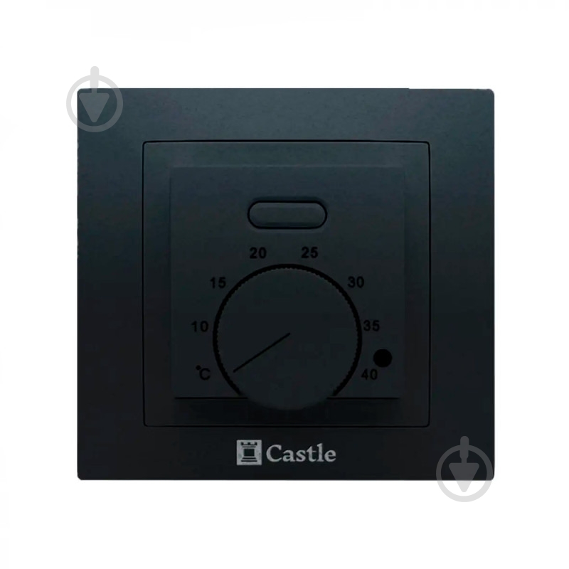 Терморегулятор для теплої підлоги Castle AC308H чорний глянець - фото 1 Терморегулятор для теплої підлоги Castle AC308H чорний глянець - фото 1