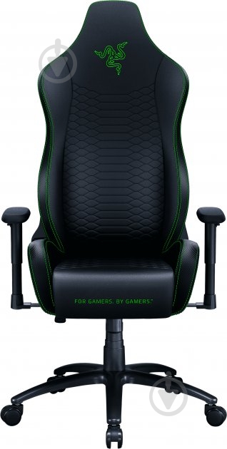 Крісло Razer Iskur X green (RZ38-02840100-R3G1) чорно-зелений - фото 1 Крісло Razer Iskur X green (RZ38-02840100-R3G1) чорно-зелений - фото 1