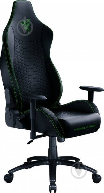 Крісло Razer Iskur X green (RZ38-02840100-R3G1) чорно-зелений - фото 3 Крісло Razer Iskur X green (RZ38-02840100-R3G1) чорно-зелений - фото 3