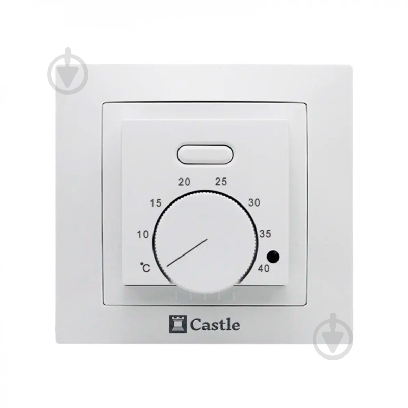Терморегулятор для теплого пола Castle AC308H белый - фото 1