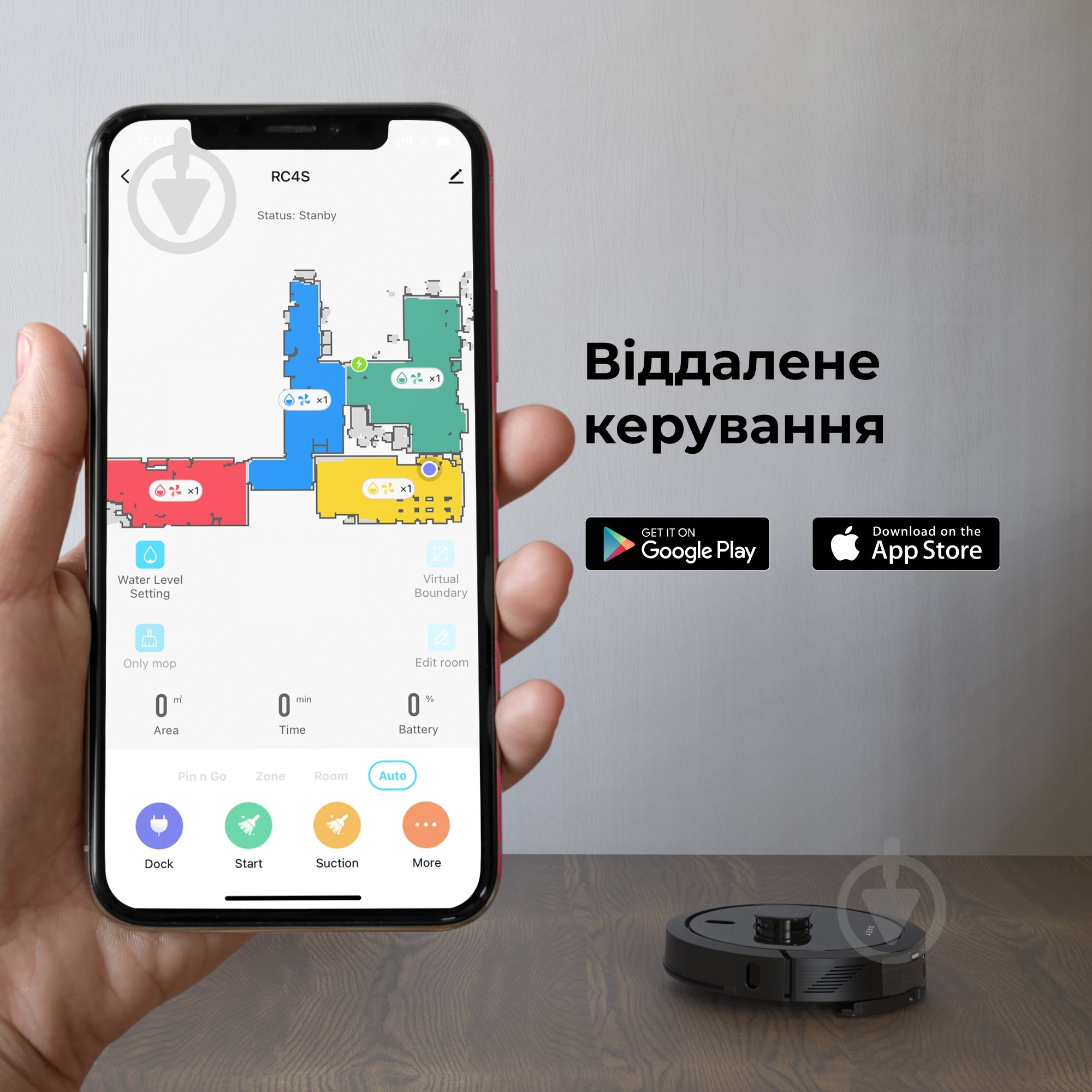 Робот-пылесос AENO RC7S black - фото 11