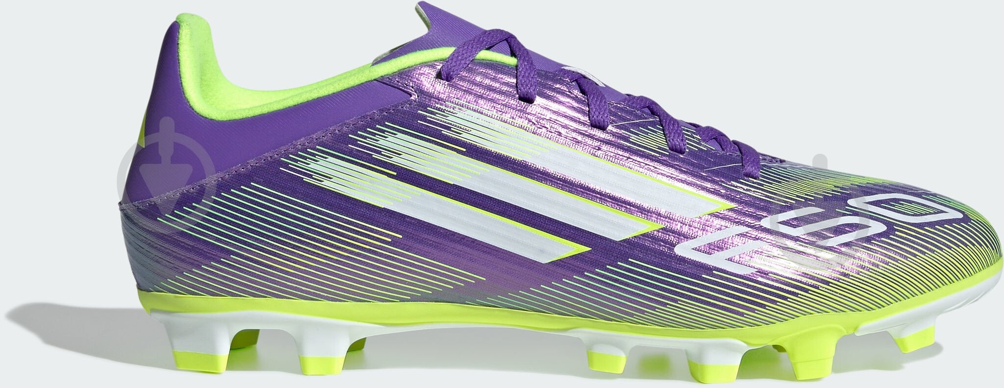 Бутсы Adidas F50 CLUB FG/MG JI0043 р.40 2/3 фиолетовый - фото 1 Бутсы Adidas F50 CLUB FG/MG JI0043 р.40 2/3 фиолетовый - фото 1