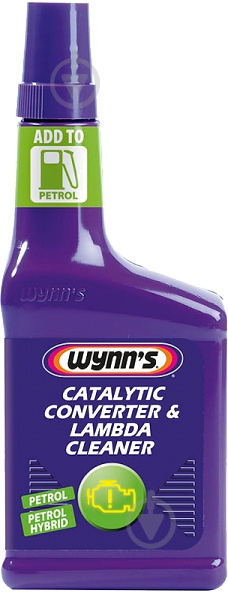 Присадка Wynn's W24463 Catalytic Converter & Lambda Cleaner 325 мл - фото 1