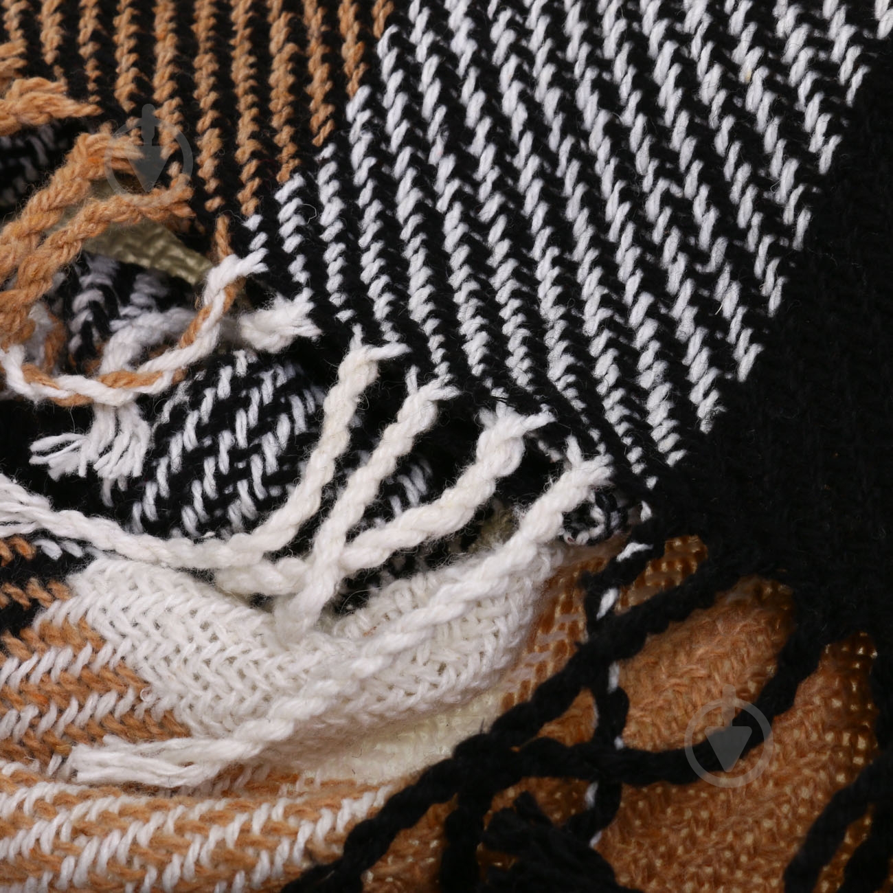 Плед Флора 140x200 см бежевый Вултекс-С - фото 2