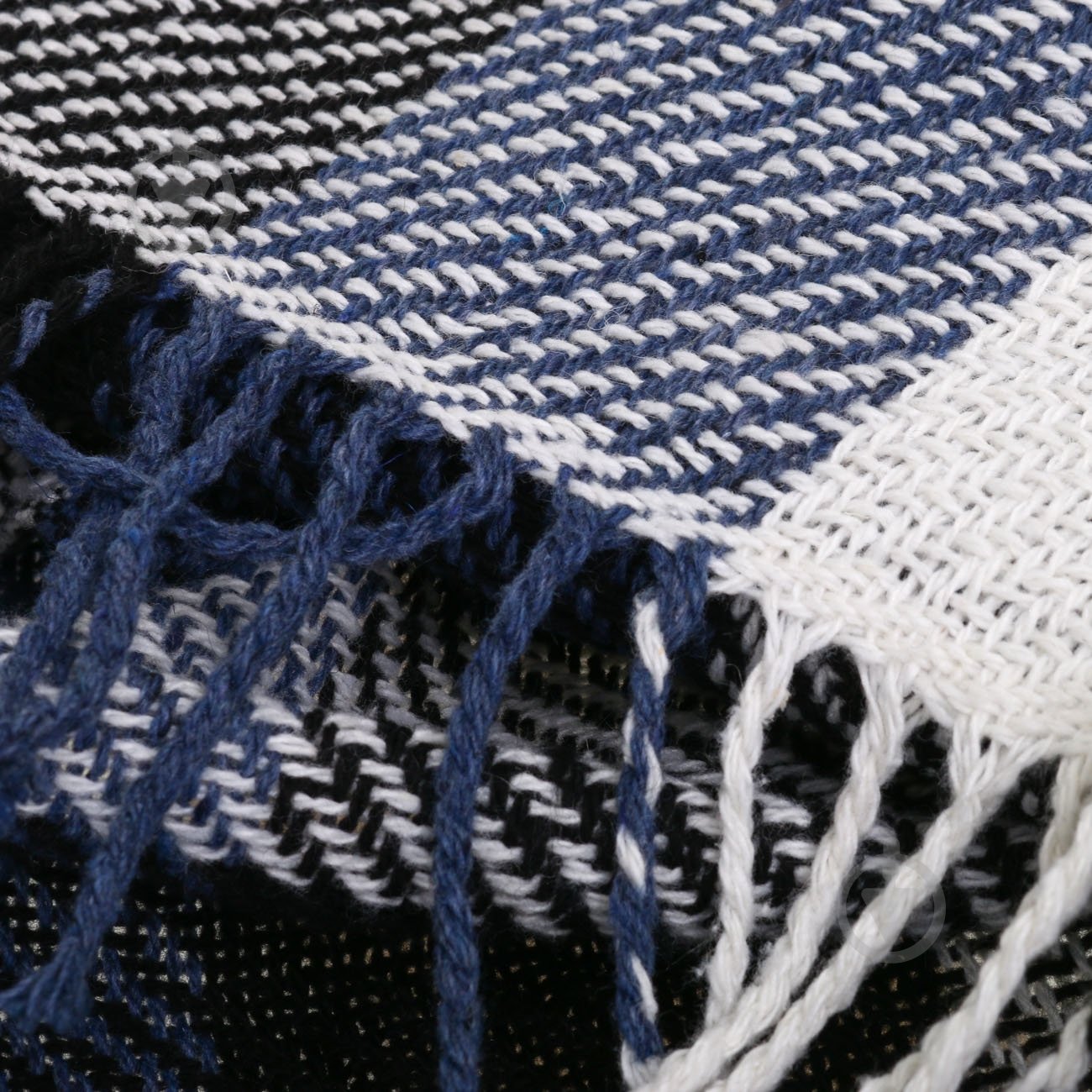 Плед Флора 140x200 см синий Вултекс-С - фото 2