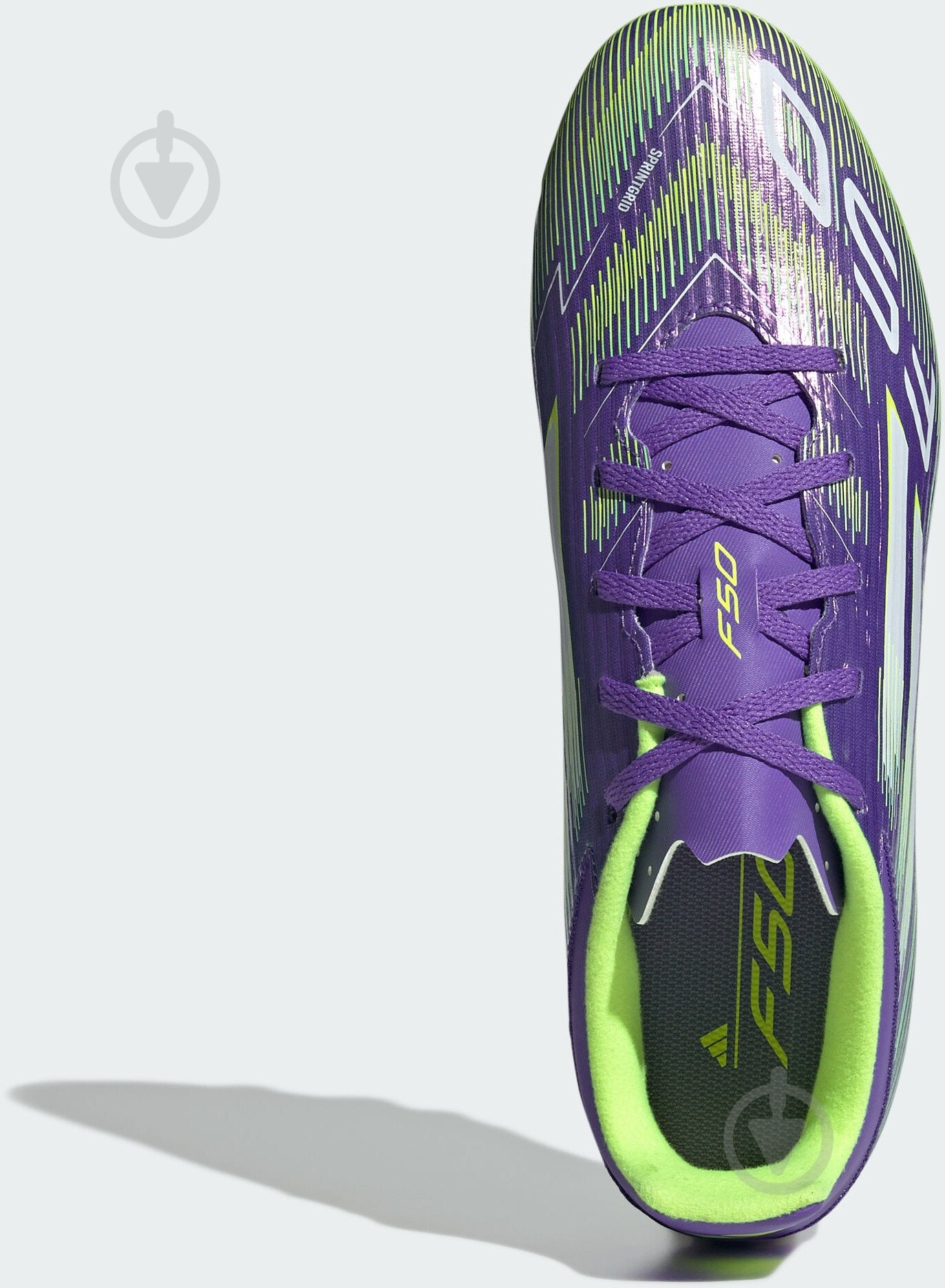 Бутсы Adidas F50 CLUB FG/MG JI0043 р.41 1/3 фиолетовый - фото 7 Бутсы Adidas F50 CLUB FG/MG JI0043 р.41 1/3 фиолетовый - фото 7