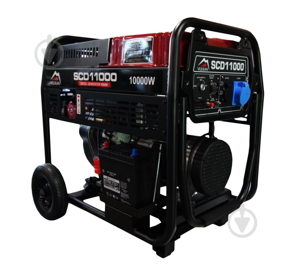 Генератор дизельный Vulkan SCD11000 9 кВт / 10 кВт 230 В 34105 - фото 1