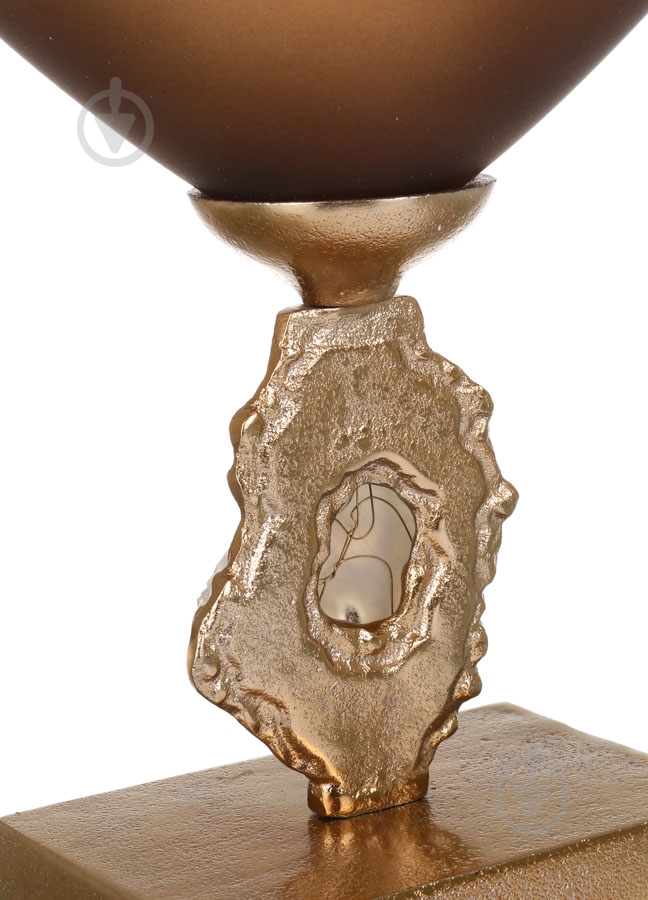 Ваза стеклянная PANACHE 26x36 см 36 см золотая 30653 - фото 3 Ваза стеклянная PANACHE 26x36 см 36 см золотая 30653 - фото 3