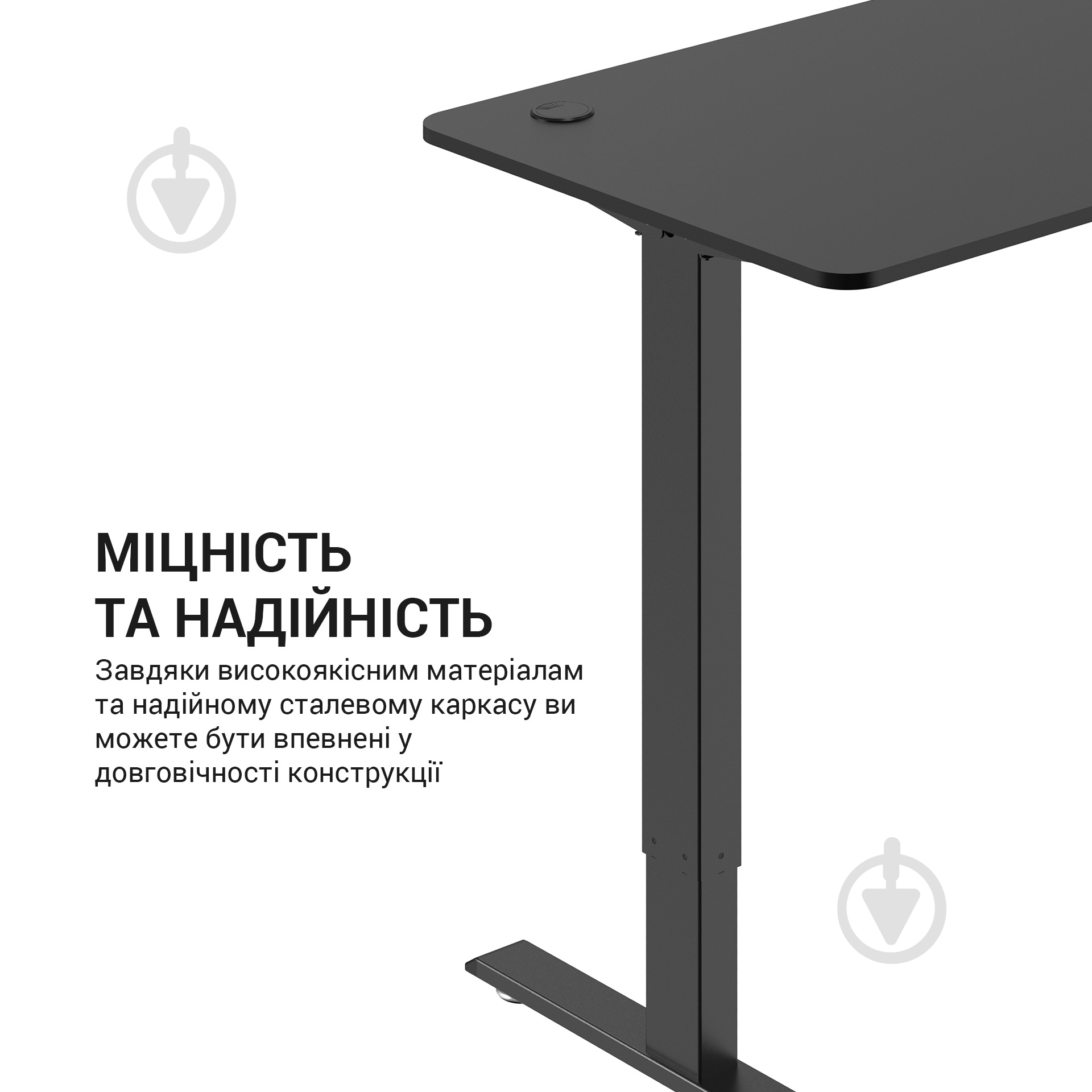 Стіл ігровий OfficePro ODE605B - фото 4