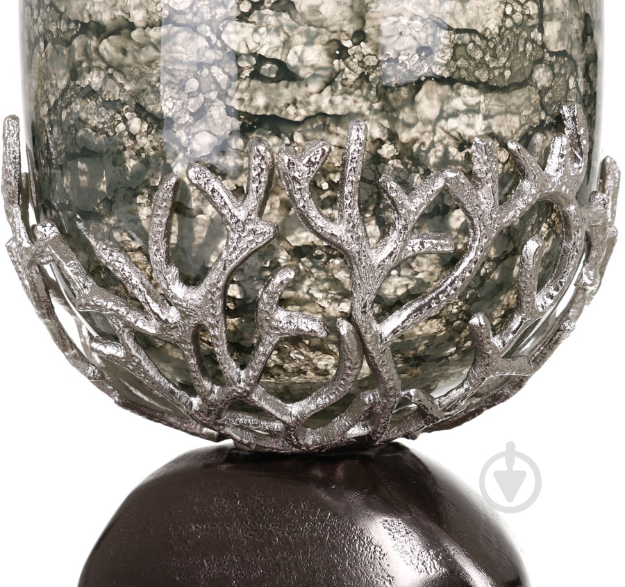 Ваза стеклянная PANACHE 18х42 см 42 см белая 30462 - фото 2