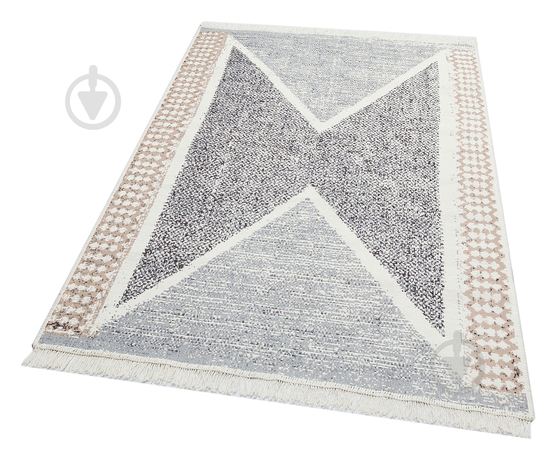 Ковер Ekohali Arya AR 02 Grey 160x230 см двусторонний - фото 3