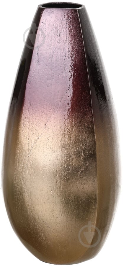 Ваза алюминиевая PANACHE 16x31 см 31 см коричнево-золотая 00973 - фото 2