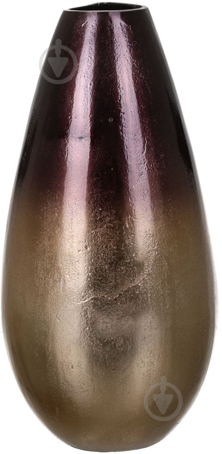 Ваза алюминиевая PANACHE 16x31 см 31 см коричнево-золотая 00973 - фото 1