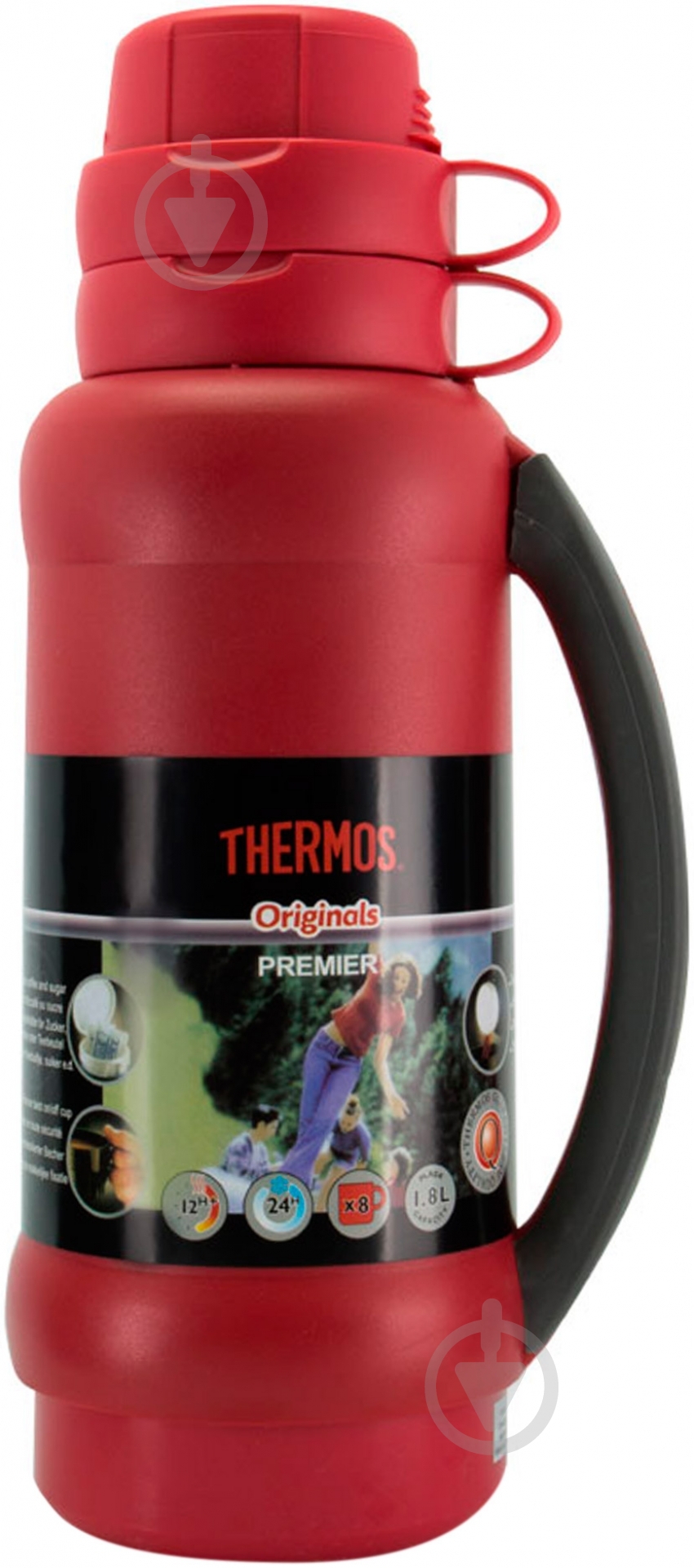 Термос Thermos 1,8 л красный 34-180 - фото 1 Термос Thermos 1,8 л красный 34-180 - фото 1