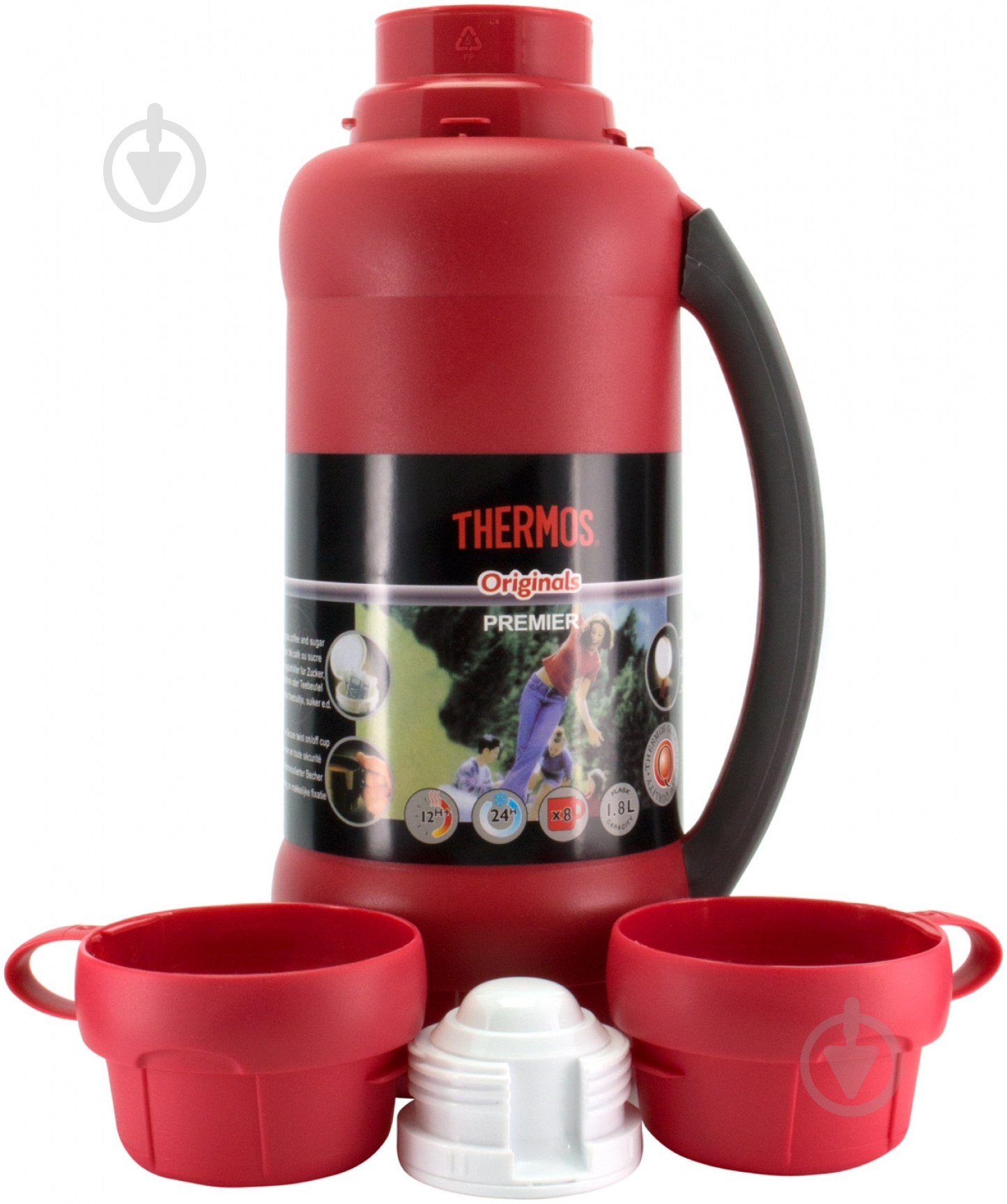 Термос Thermos 1,8 л красный 34-180 - фото 2 Термос Thermos 1,8 л красный 34-180 - фото 2
