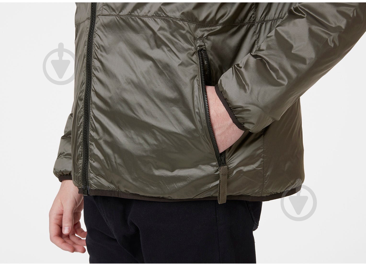 Куртка мужская зимняя Helly Hansen ACTIVE INSULATED JACKET 53524_482 р.S зеленая - фото 6