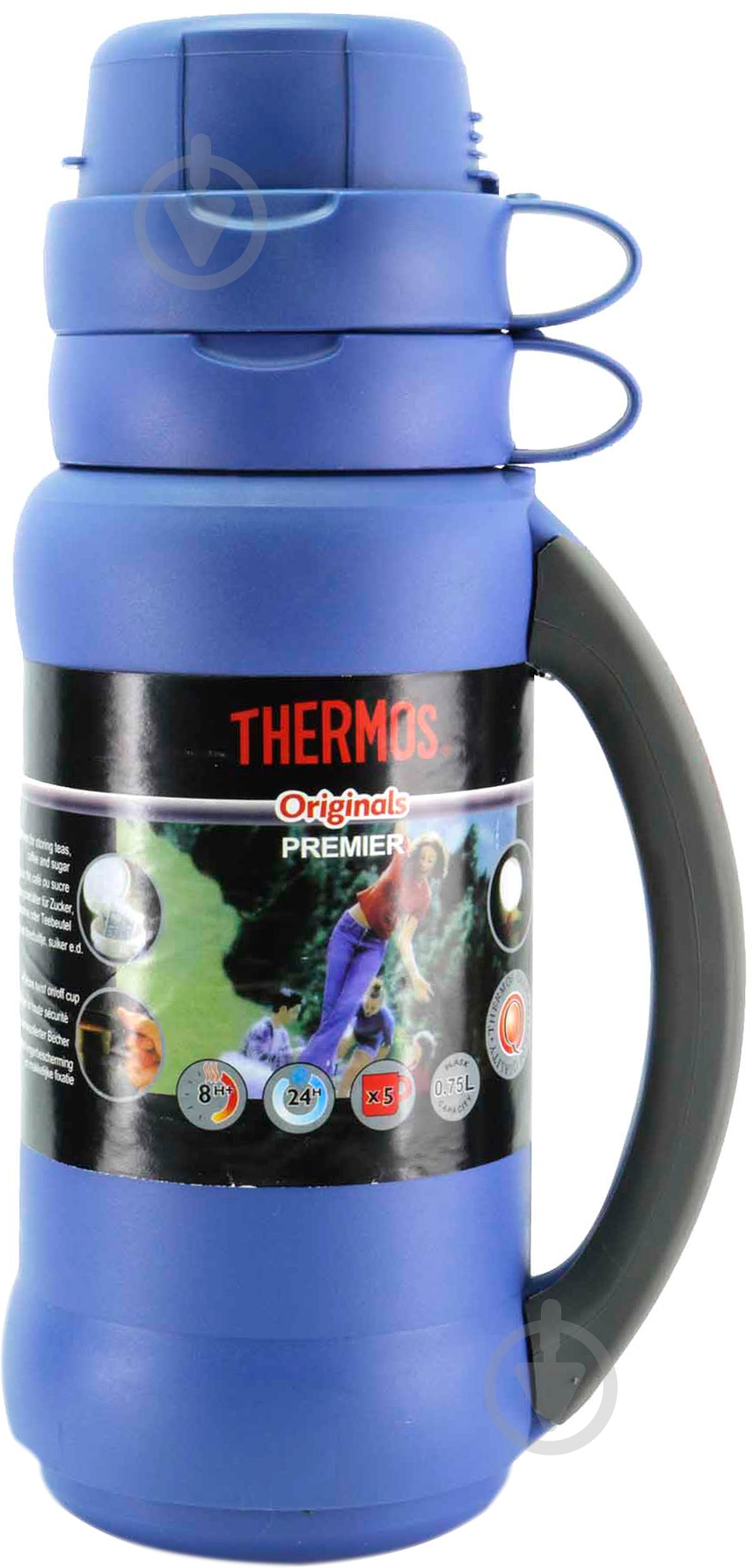 Термос Thermos 0,75 л синий 34-75 - фото 1 Термос Thermos 0,75 л синий 34-75 - фото 1