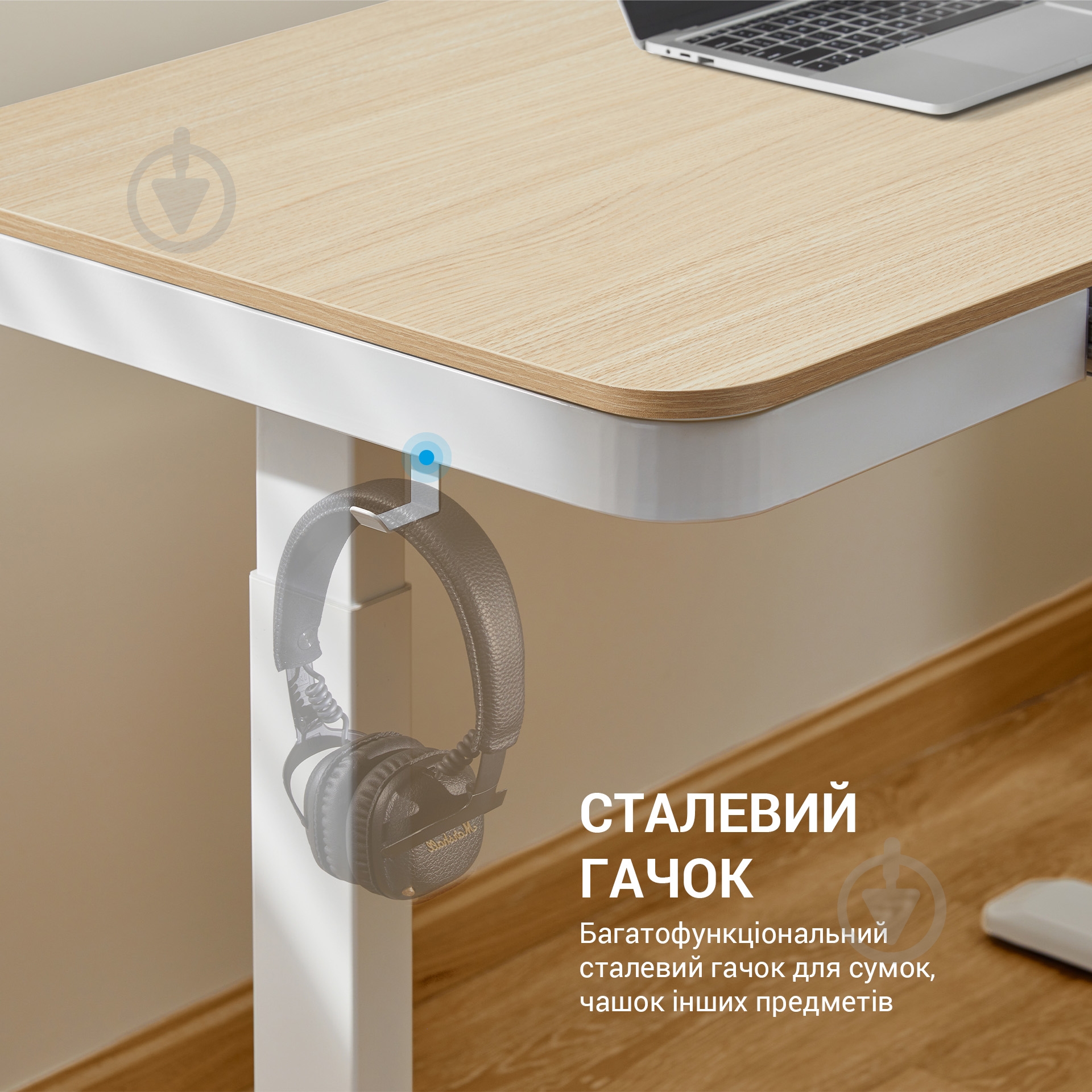 Стіл комп'ютерний OfficePro ODE111WW білий - фото 12