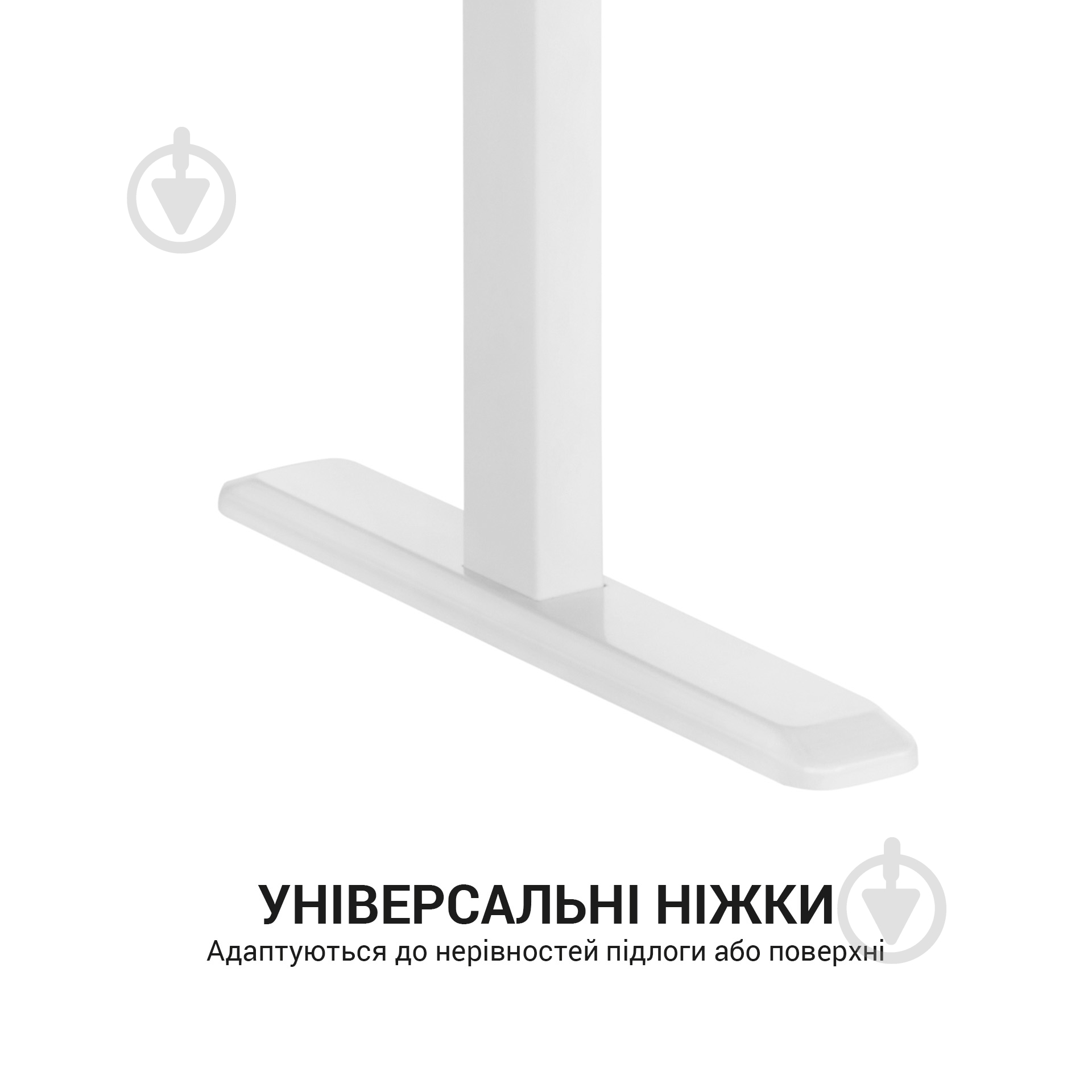 Стіл комп'ютерний OfficePro ODE111WW білий - фото 10