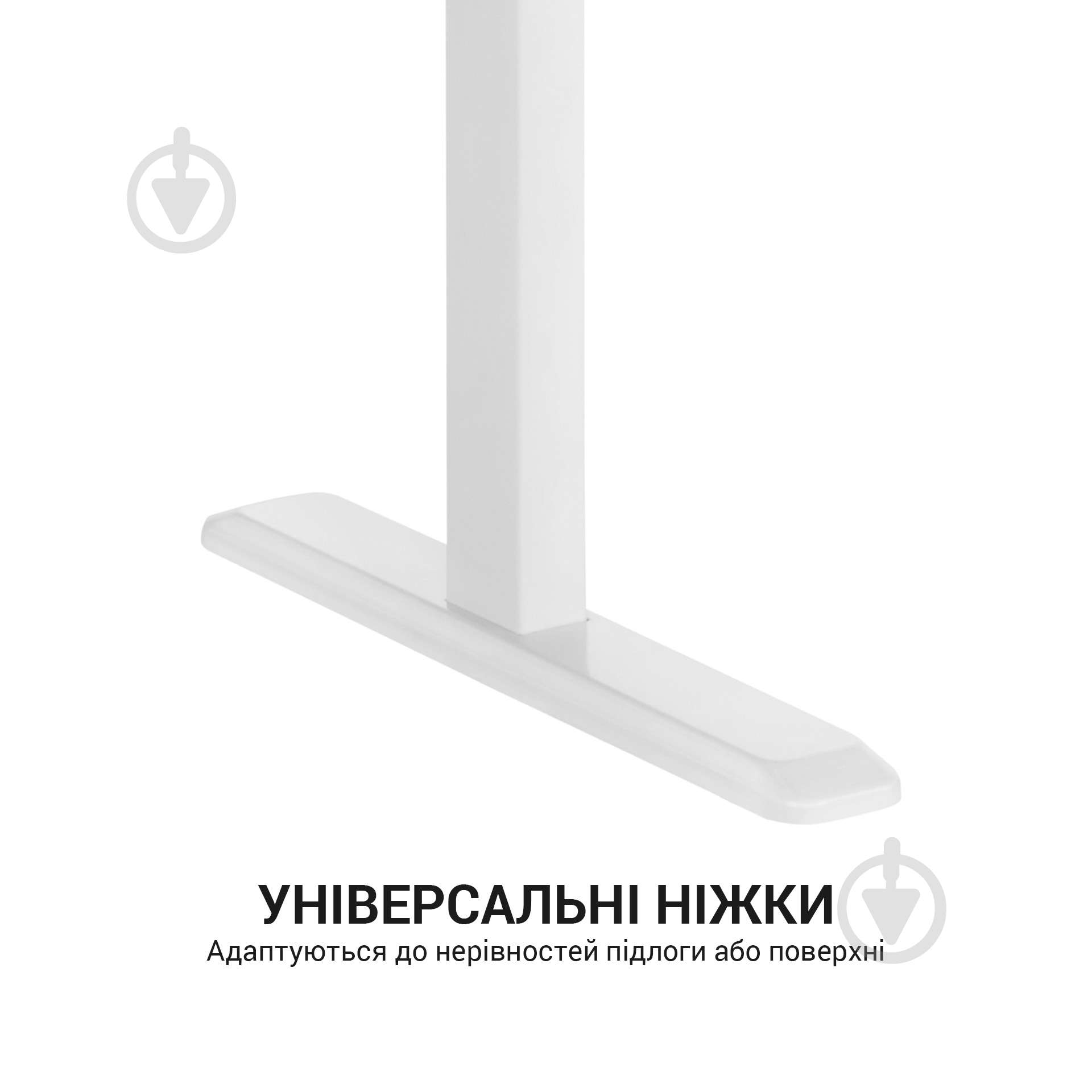 Стол компьютерный OfficePro ODE111W белый - фото 14