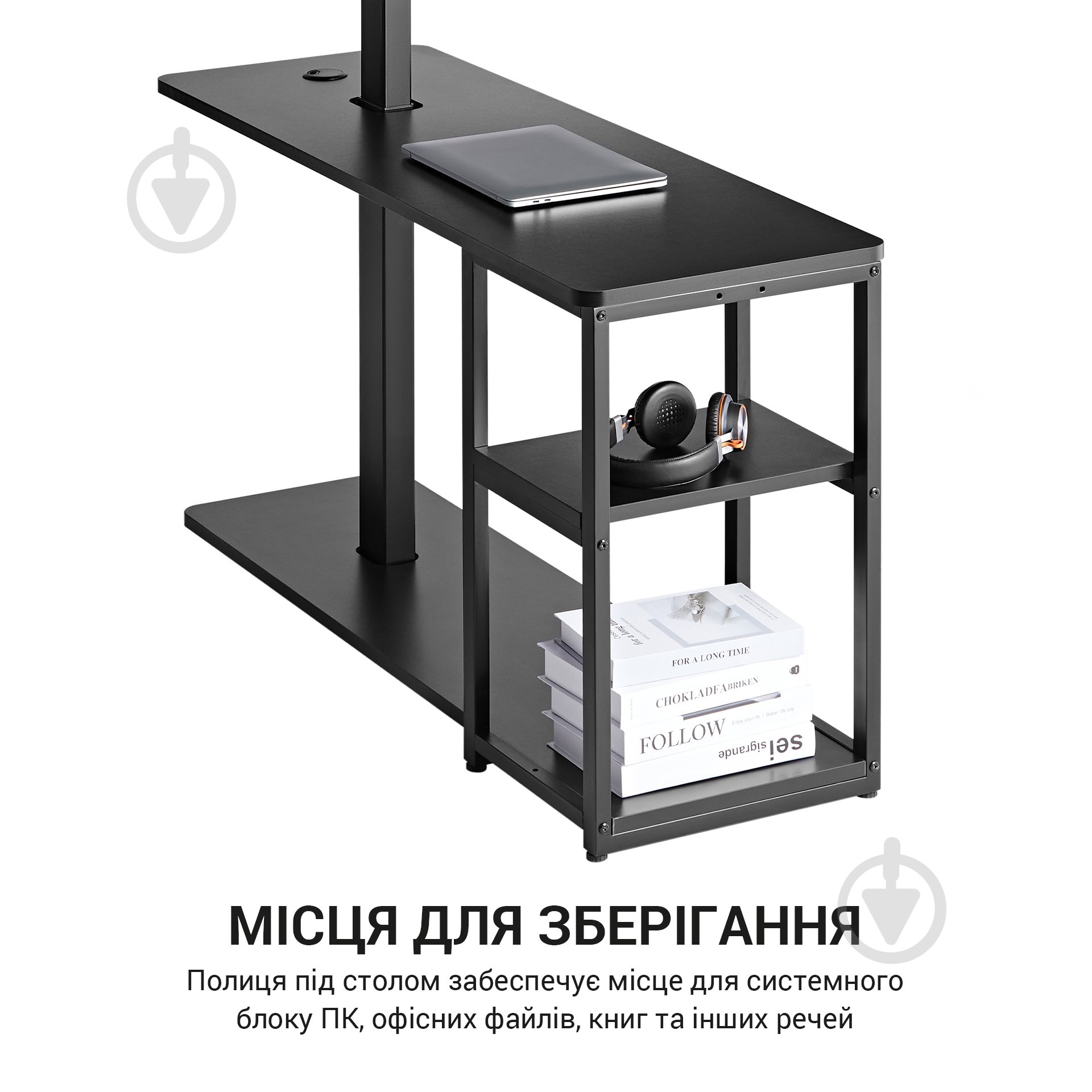 Стіл комп'ютерний OfficePro ODE119B - фото 6