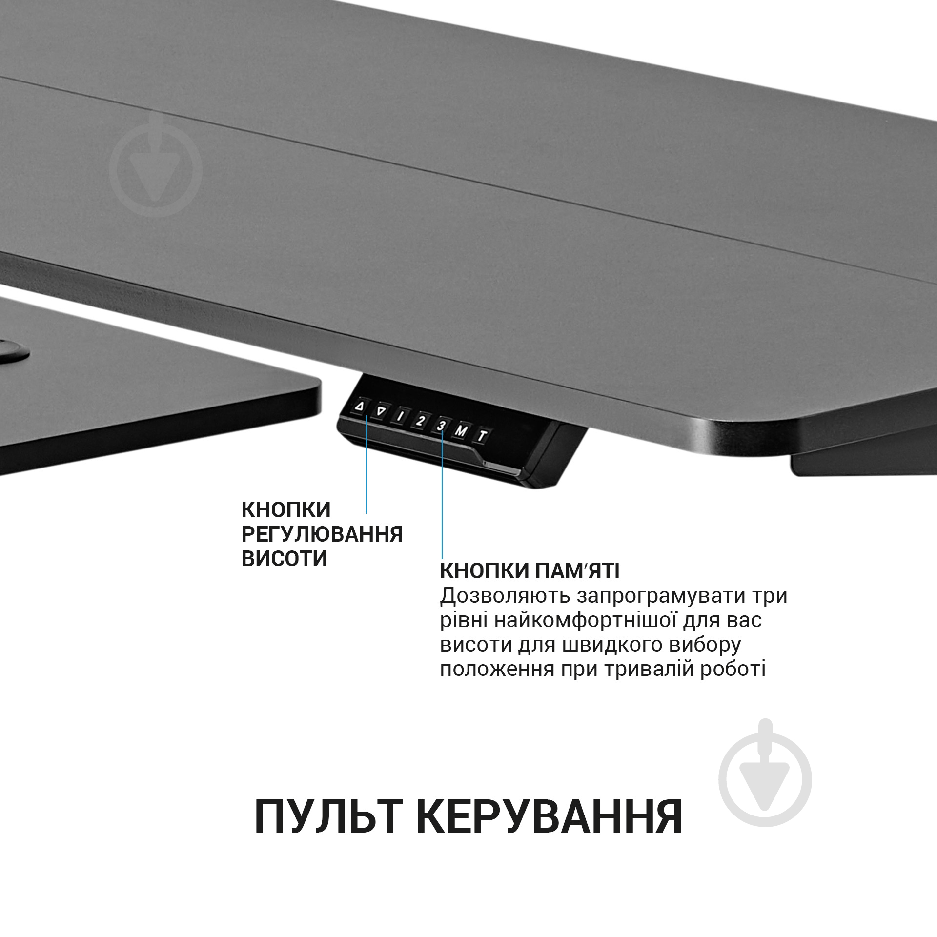 Стіл комп'ютерний OfficePro ODE119B - фото 8