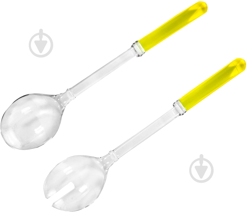 Набор ложек для салата Plastik Kuo Yellow118 - фото 1 Набор ложек для салата Plastik Kuo Yellow118 - фото 1