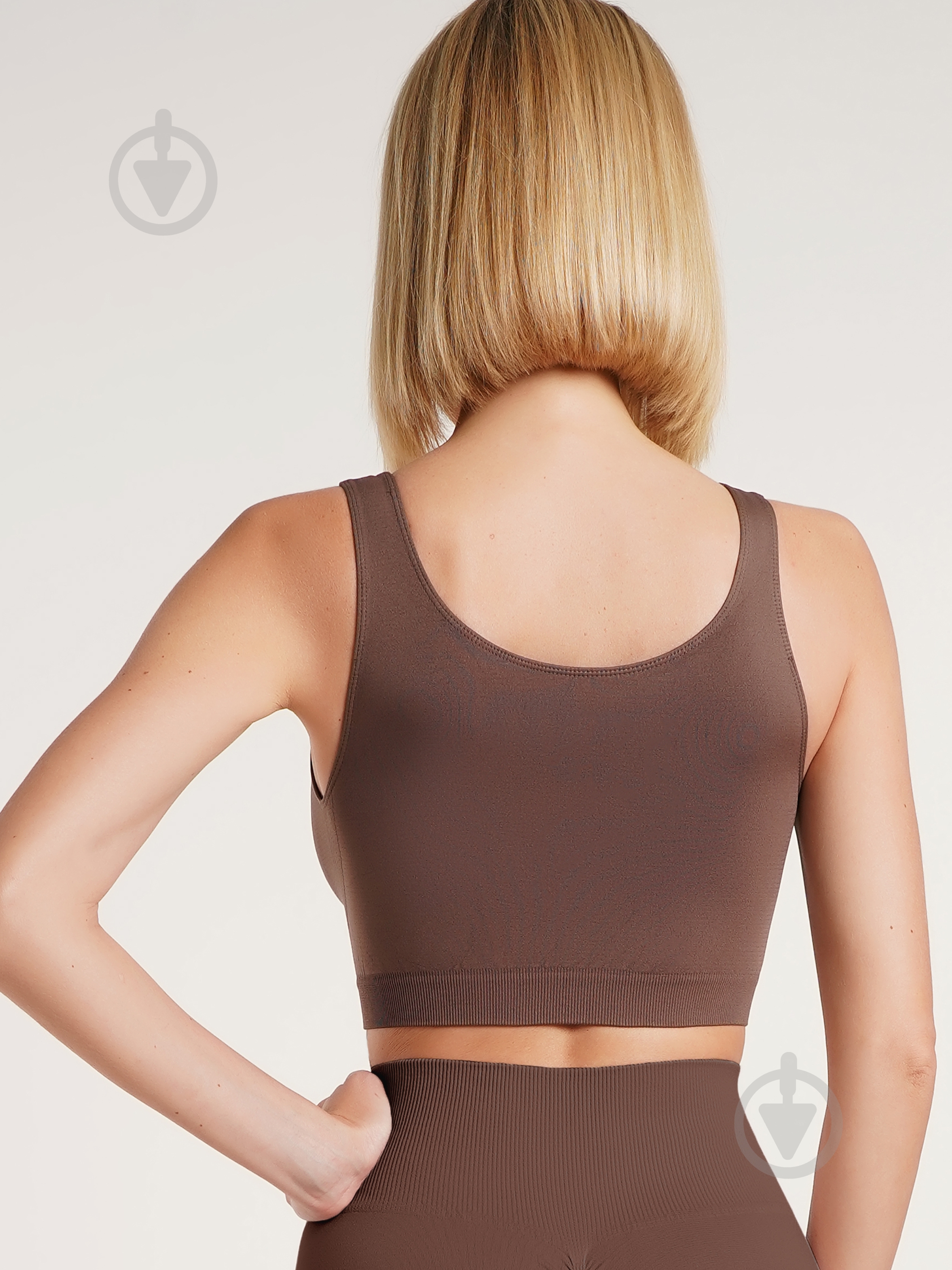 Топ Giulia Tank top deep taupe р.S/M коричневый - фото 2 Топ Giulia Tank top deep taupe р.S/M коричневый - фото 2