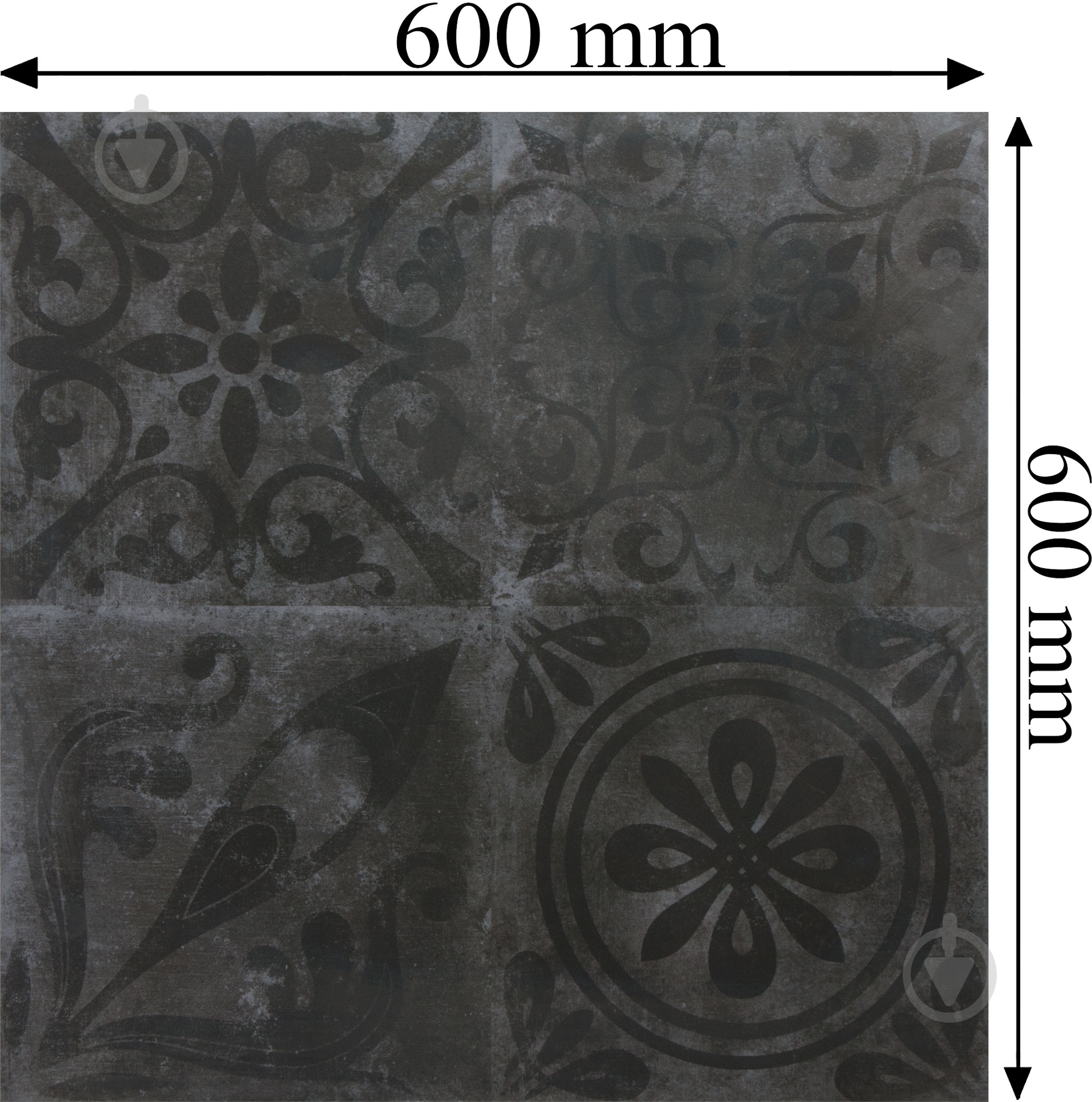 Плитка Атем Ester Mix BK 60x60 - фото 4