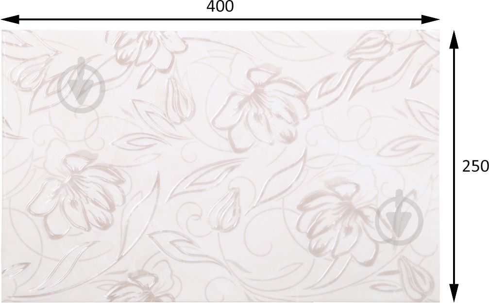 Декор Golden Tile Constanta beige 4М1301 25x40 см - фото 6