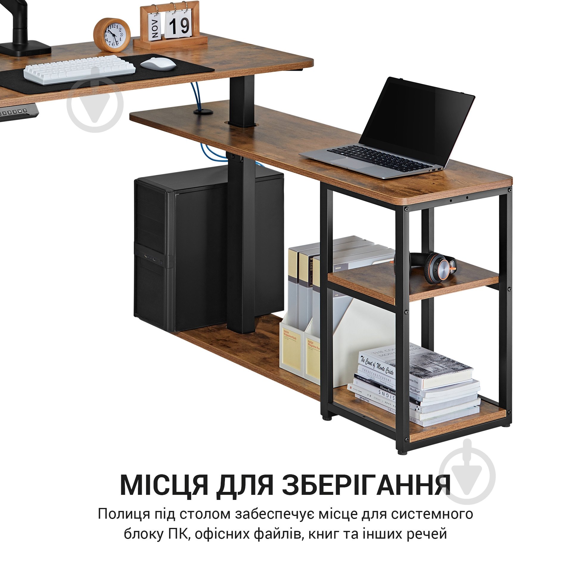 Стол компьютерный OfficePro ODE119WB - фото 7