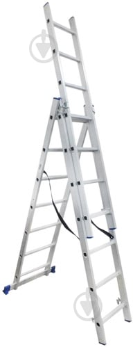 Лестница 3-секционная универсальная Werk LZ3207ВQ 3x7 (35273) - фото 1