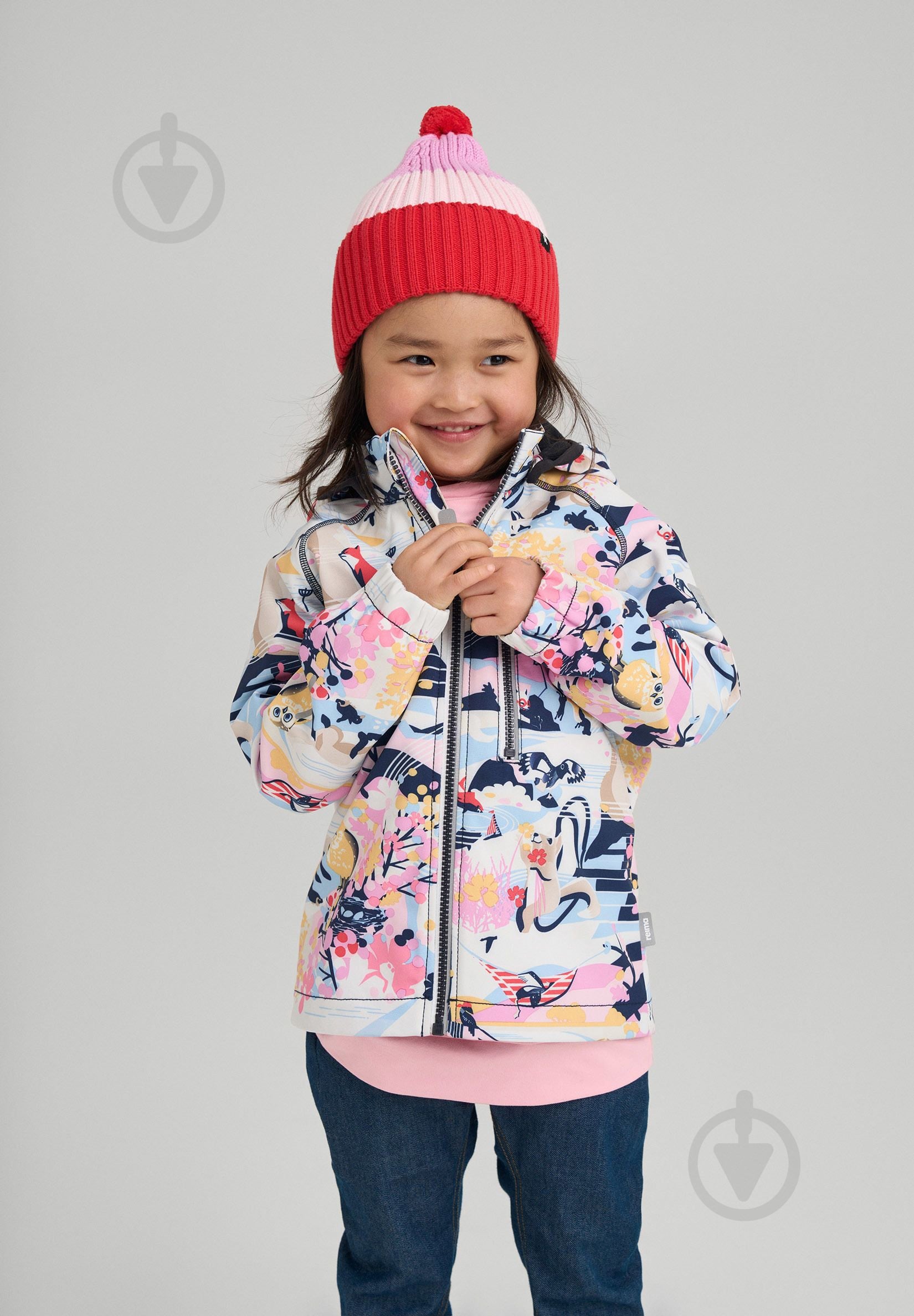 Куртка для дівчаток Reima Softshell Vantti р.80 бузковий 5100009B-4203 - фото 9