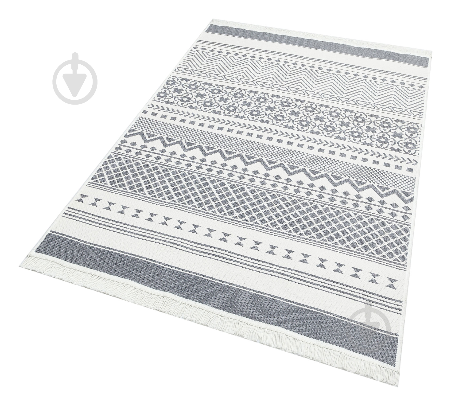 Ковер Ekohali Arya AR 07 Grey 160x230 см двусторонний - фото 3
