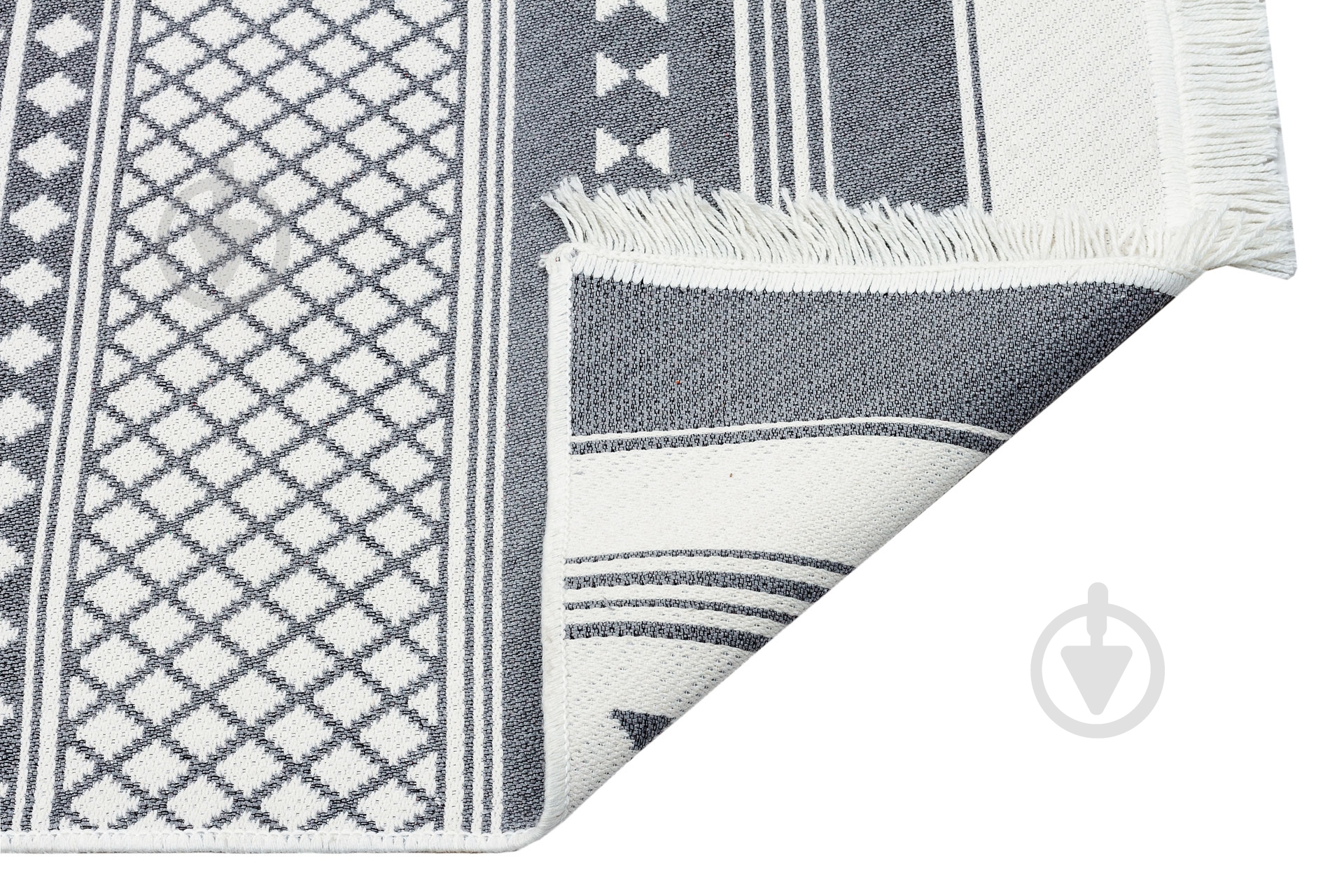 Ковер Ekohali Arya AR 07 Grey 160x230 см двусторонний - фото 4
