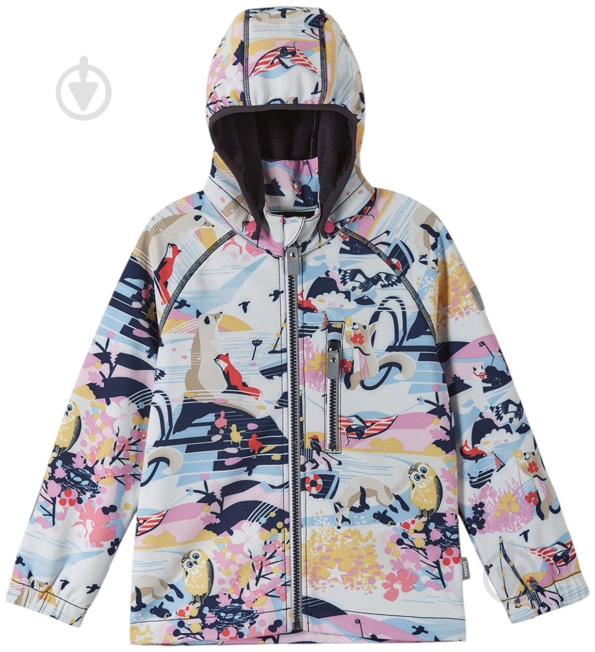 Куртка для девочек Reima Softshell Vantti р.86 сиреневый 5100009B-4203 - фото 1