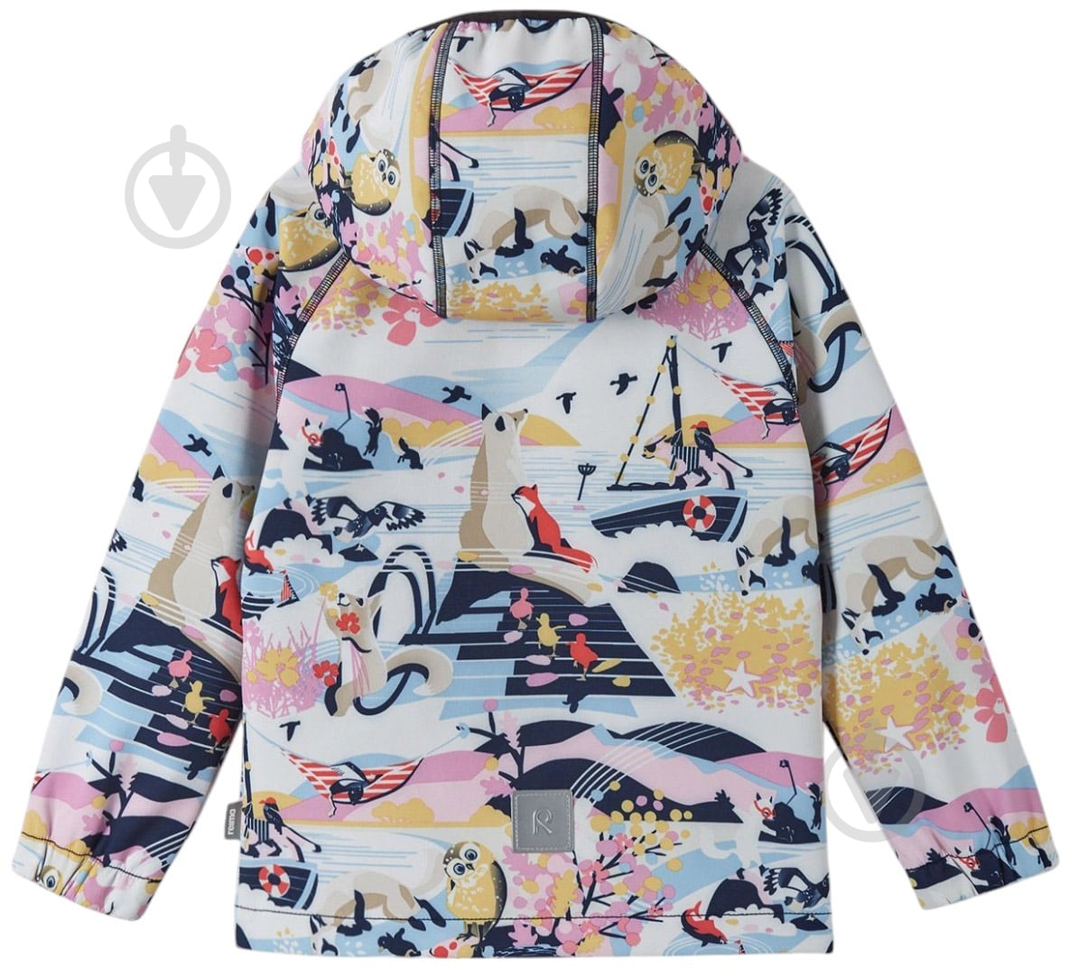 Куртка для девочек Reima Softshell Vantti р.86 сиреневый 5100009B-4203 - фото 3