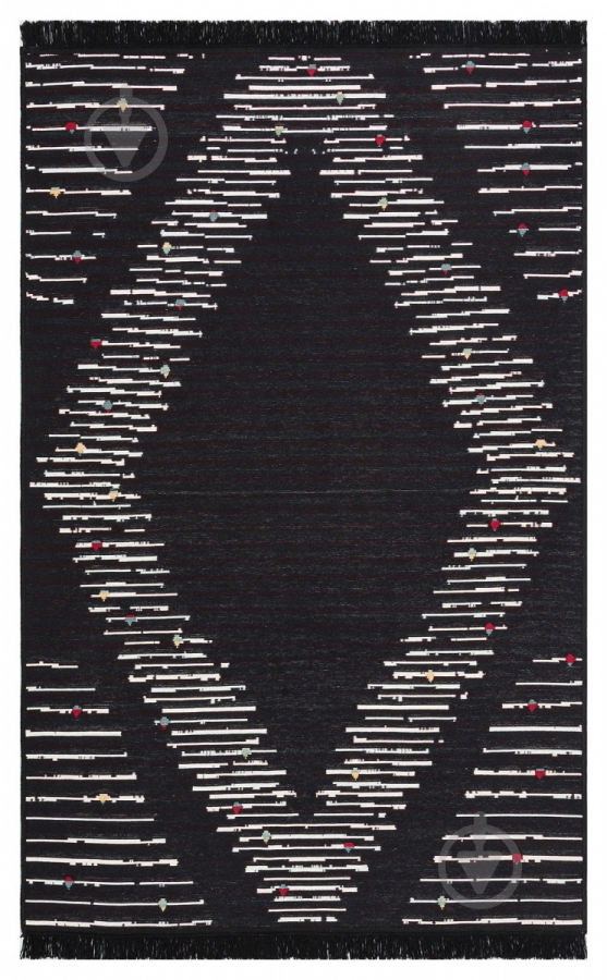 Ковер Ekohali Arya AR 09 Black 120x180 см двусторонний - фото 1