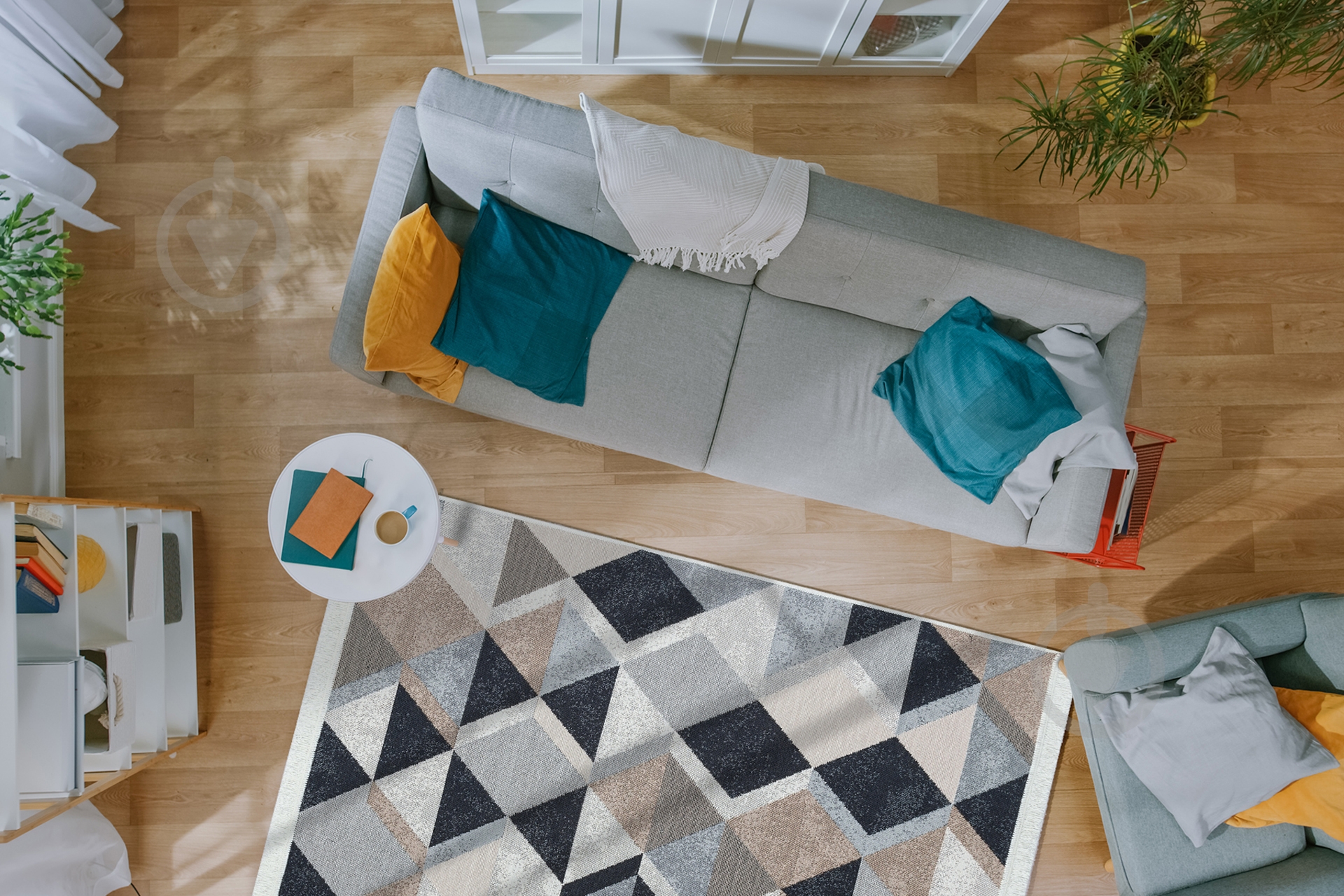 Килим Ekohali Arya AR 10 Bege Black 120x180 см двосторонній - фото 8