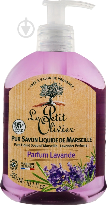Мыло жидкое Le Petit Olivier Лаванда 300 мл - фото 1