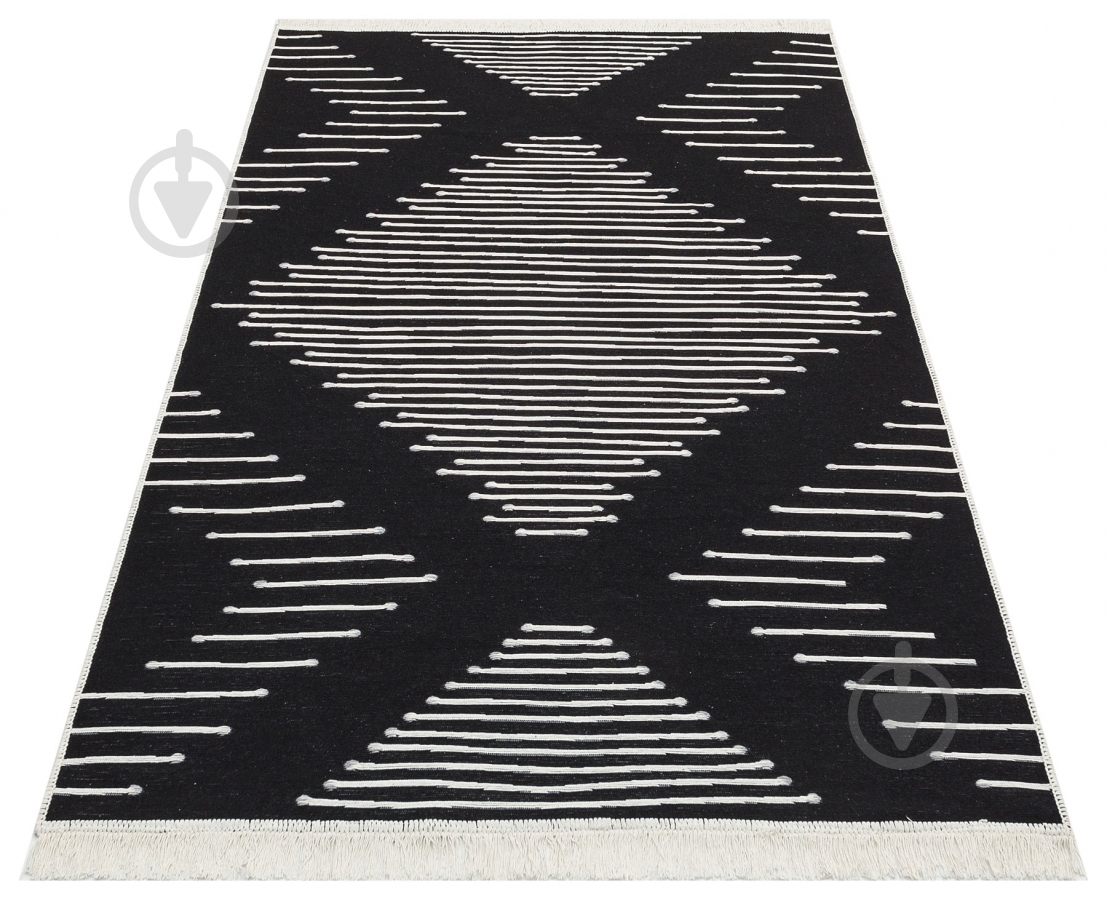 Ковер Ekohali Arya AR 15 Black 120x180 см двусторонний - фото 2