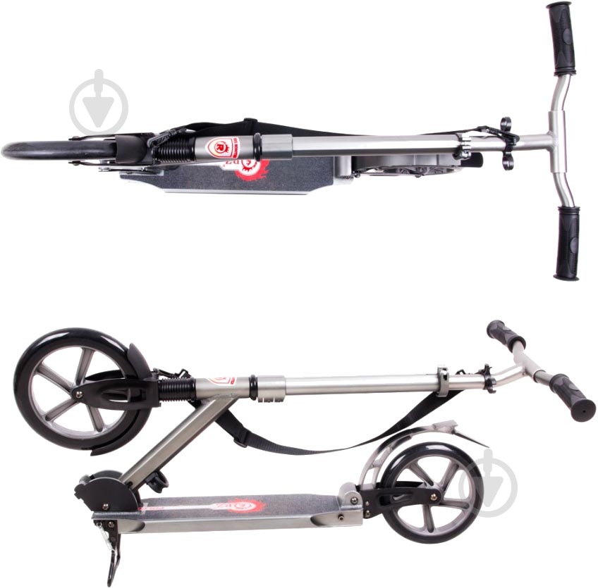 Самокат WORKER Scooter Authico серый 12685 - фото 9